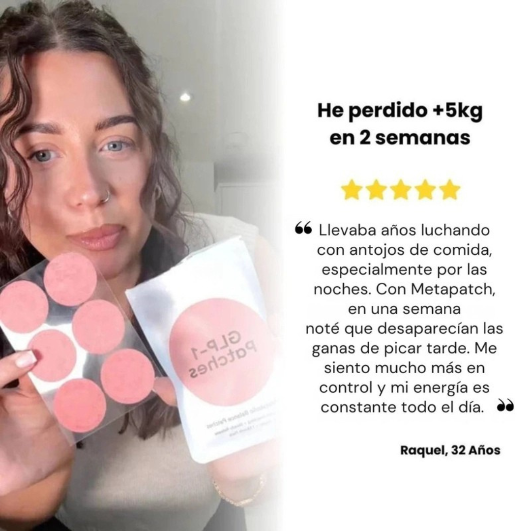 SlimPatch™ — Parches Adelgazantes GLP-1 para Control del Apetito | 30 Unidades
