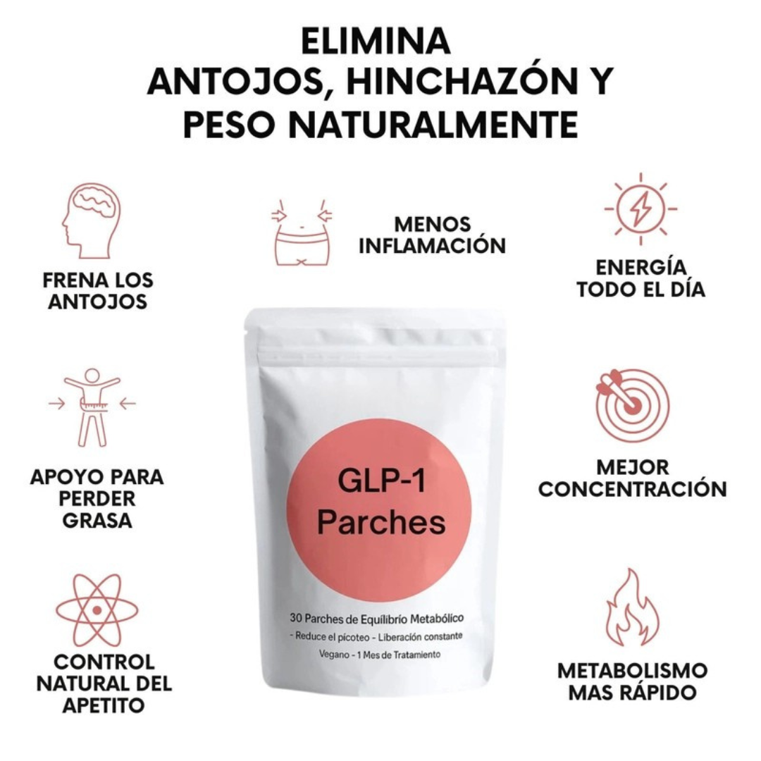 SlimPatch™ — Parches Adelgazantes GLP-1 para Control del Apetito | 30 Unidades