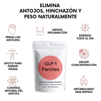 SlimPatch™ — Parches Adelgazantes GLP-1 para Control del Apetito | 30 Unidades