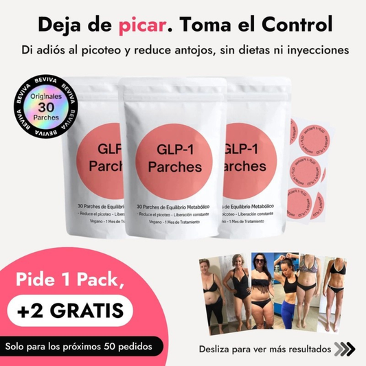 SlimPatch™ — Parches Adelgazantes GLP-1 para Control del Apetito | 30 Unidades