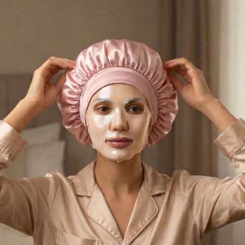 Gorro 100% satén que protege tu cabello al dormir
